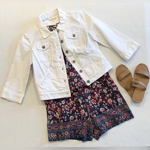 White denim jacket